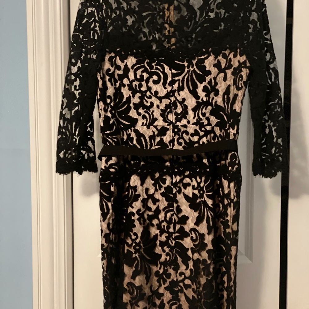 Black lace dress